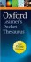 Oxford Learner's Thesaurus NEW